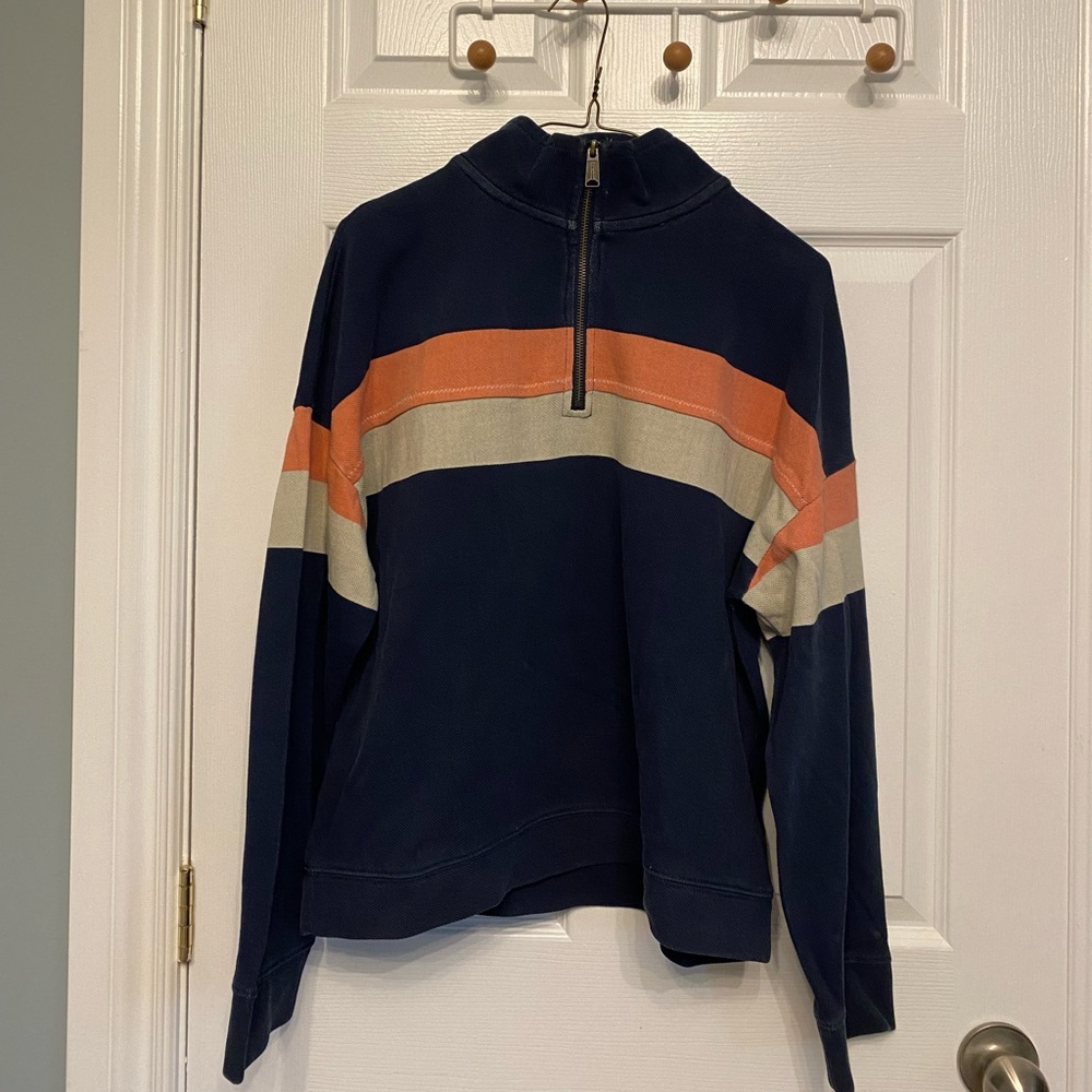 NWT Fat Face Iconic Airlie 1/4 Zip sweatshirt vintage wash Women